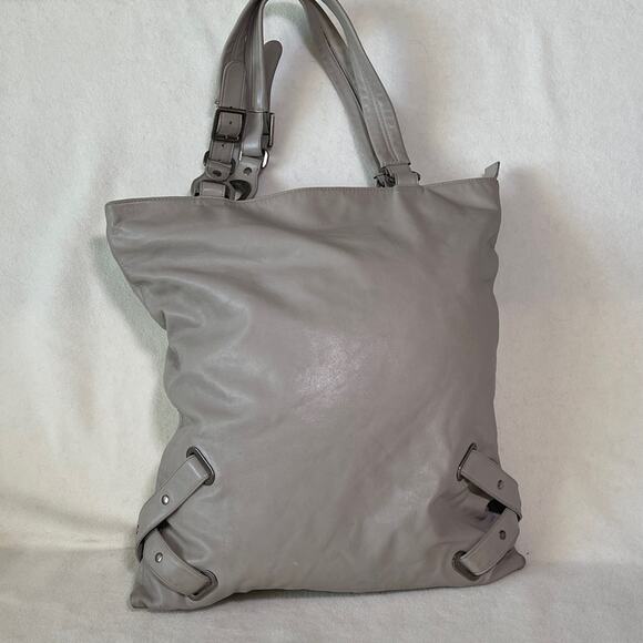 HOBO Elegant Taupe Leather Tote - Picture 2 of 14